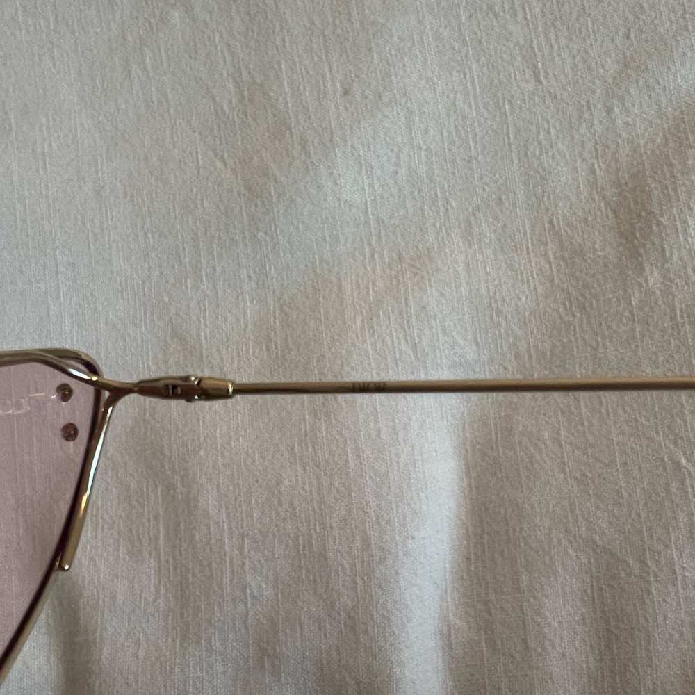 Dior Gold Sunglasses Minimalist Design - Picture 5 of 5